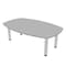 Skutchi Designs 45 in W, 72 in L, 29 in H, Engineered Wood Top, Grey HAR-ABOT-46X72-PT-01 - alternate 1